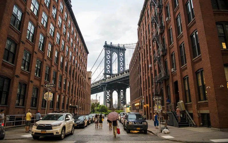 DUMBO shopping district in New York