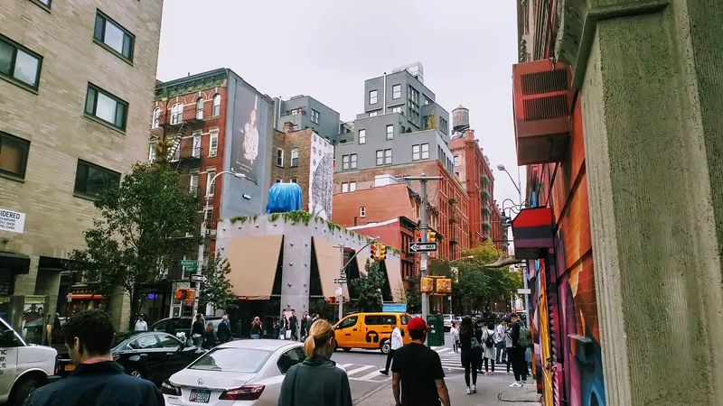 Nolita shopping district in New York