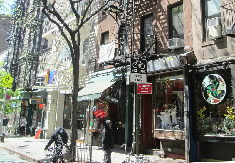 West Village shopping district in New York